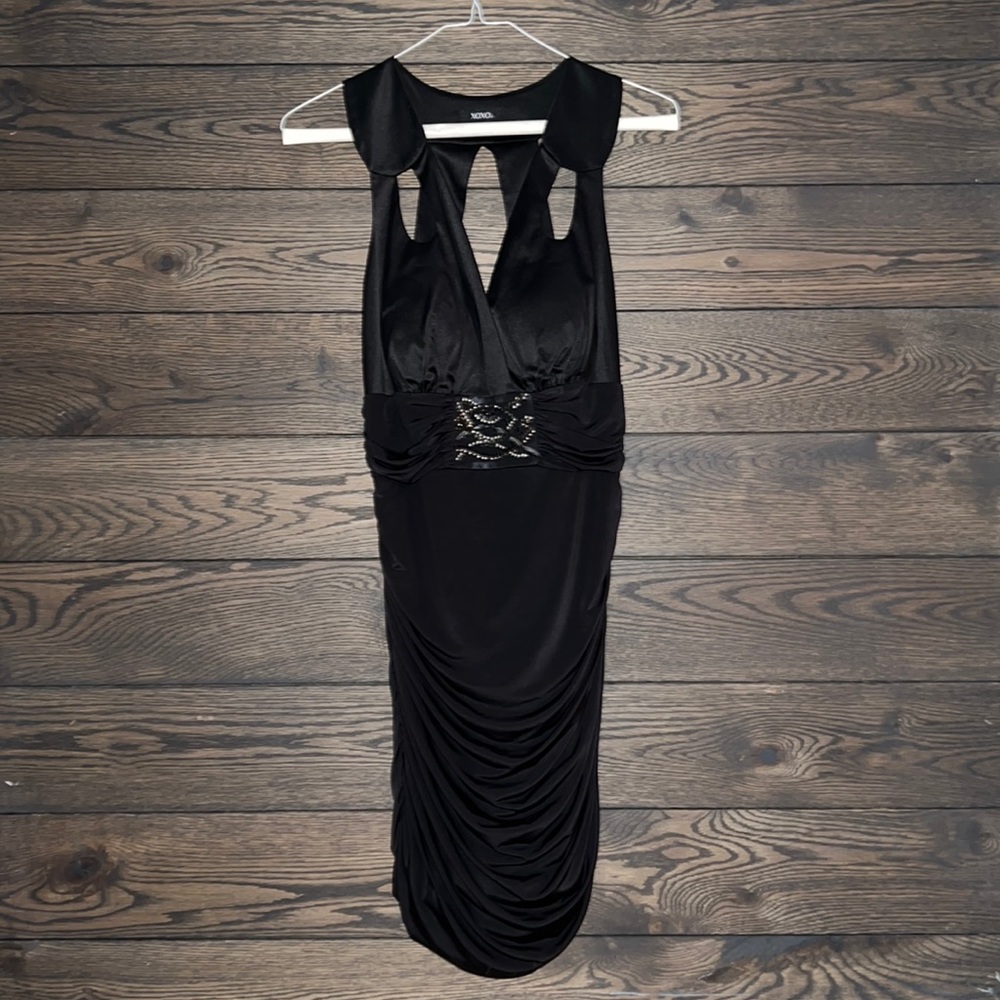 Xoxo bodycon black dress
